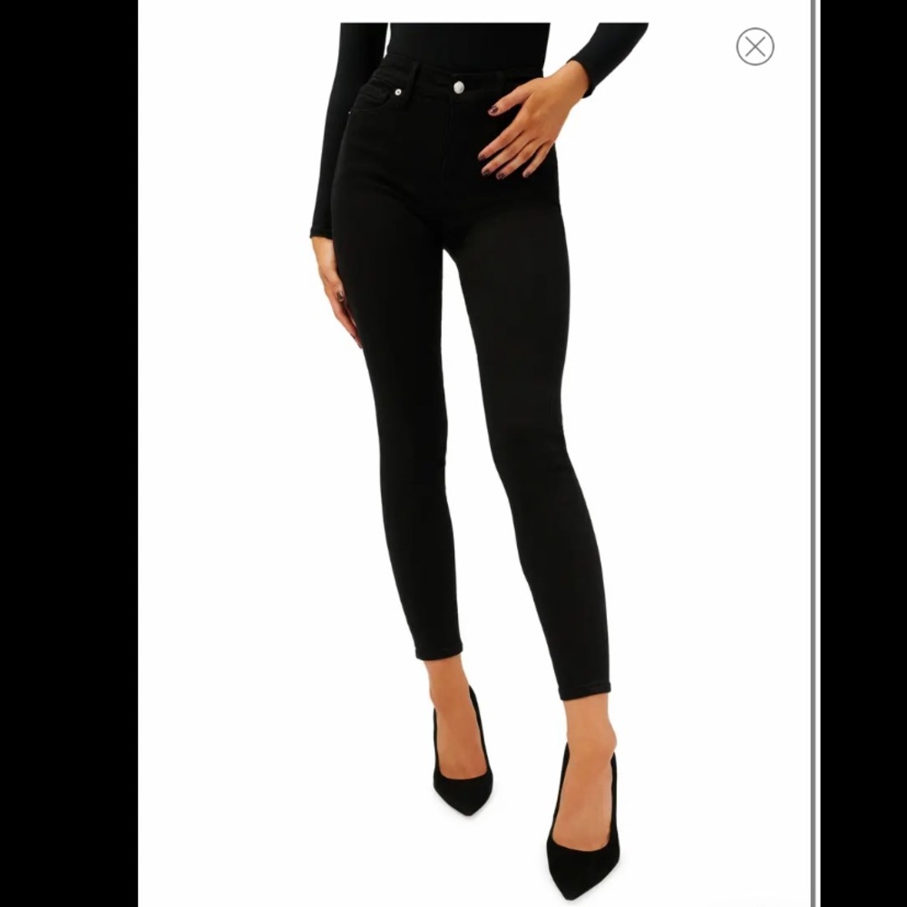 Good American Black Skinny Jeans